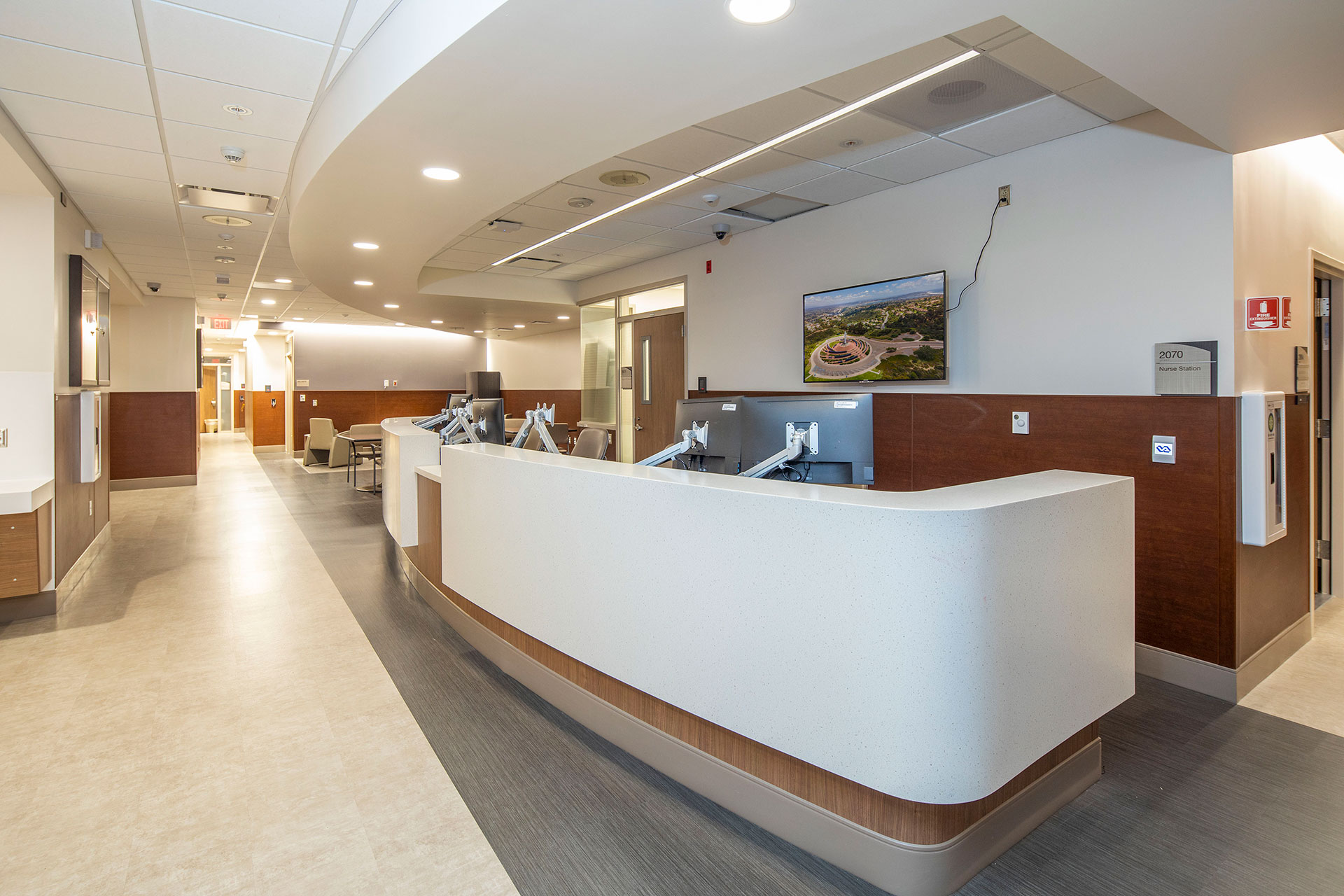 VA La Jolla nurse station Calray Electric photo