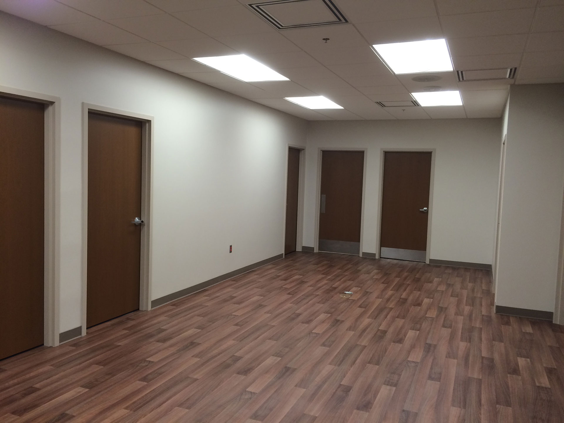 VA La Jolla Phase 3 hallway Calray Electric photo